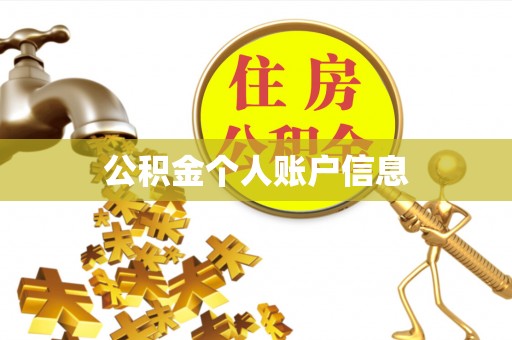 崇阳公积金个人账户信息