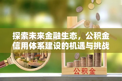 崇阳探索未来金融生态，公积金信用体系建设的机遇与挑战