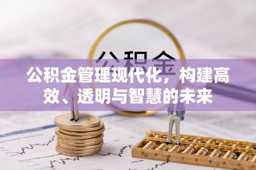崇阳公积金管理现代化，构建高效、透明与智慧的未来