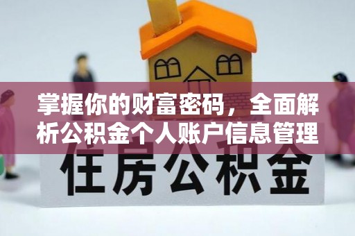 崇阳掌握你的财富密码，全面解析公积金个人账户信息管理